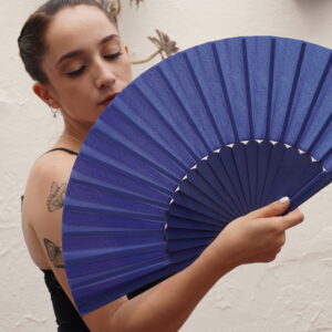 Abanico Pericón- Azul