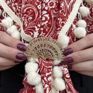 Broche Abanico