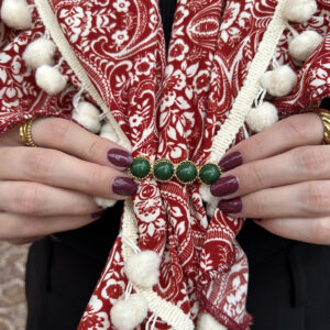 Broche Candela- Verde