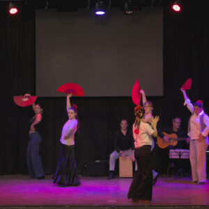 Guajiras con abanico