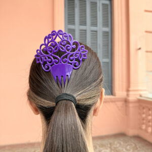 Peineta violeta