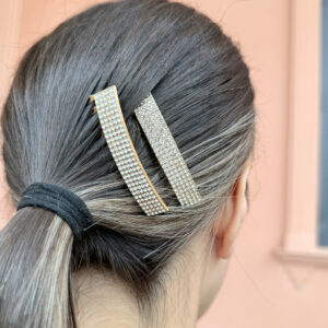 Peineta con brillos-