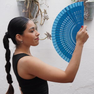Abanico Carmen- Turquesa