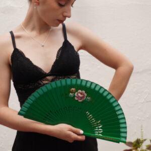 Abanico Flamenco- Verde