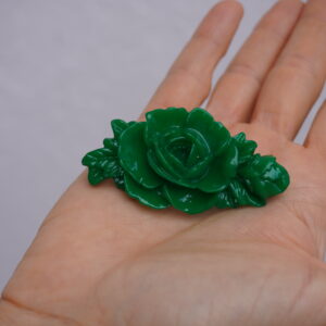 Broche Buganvilla- Verde
