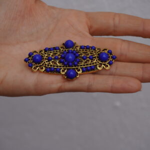 Broche Azahar- Azul