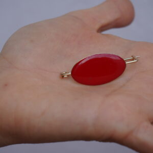 Broche Tientos- Rojo