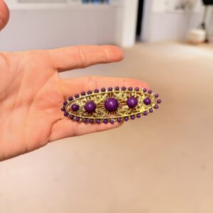 Broche Azahar - Violeta