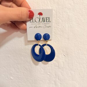 Aros Ole- Azul a Presión pequeños