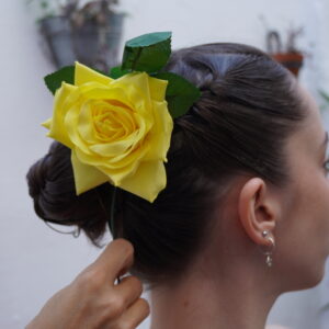 Flor mediana Amarilla