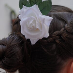 Rosa pequeña- Blanca