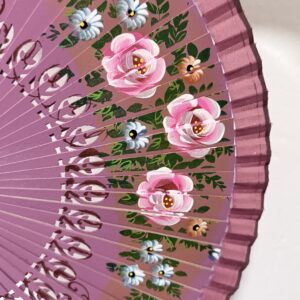Abanico- Rosa Viejo