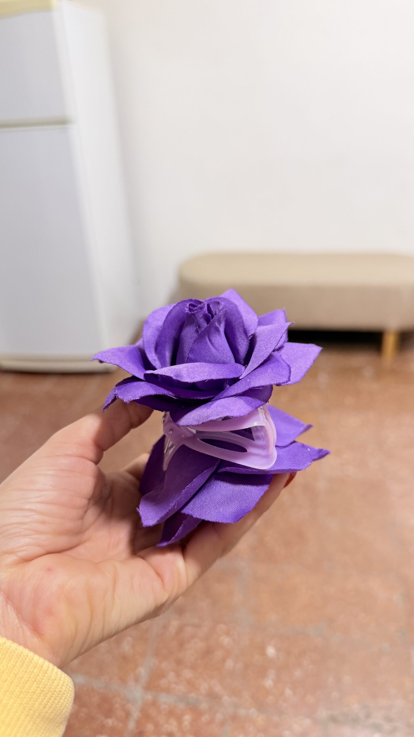 Gancho de pelo doble Rosa- Violeta - Imagen 4